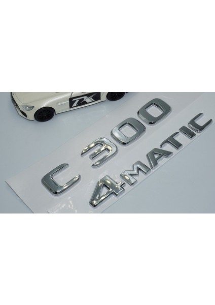 Benz C300 4matic Bagaj Krom Abs 3m 3D Yazı Logo modelleri