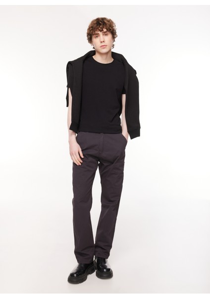 Normal Bel Regular Fit Antrasit Erkek Chino Pantolon WA1XFC003 Sustainable Chino Pant