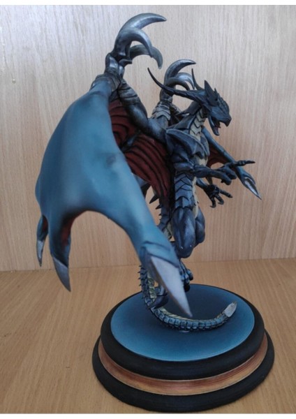 Bahamut Ejder Boyalı Figür 26 cm (Dev Boy)