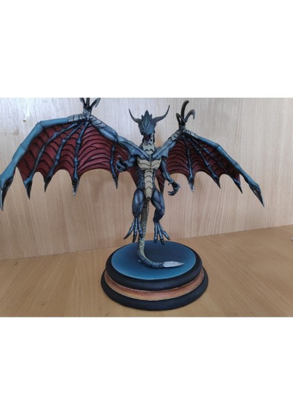 Bahamut Ejder Boyalı Figür 26 cm (Dev Boy)