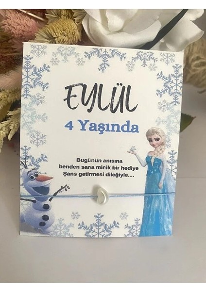 30 Adet Kişiye Özel Yazılı Şans Bilekliği - Doğum Günü Hediyesi - Bebek Hediyesi - Mevlid Hediyesi