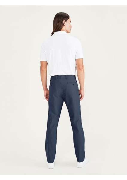 Smart 360 Comfort Knit Lacivert Slim Fit Chino Pantolon fırsatları