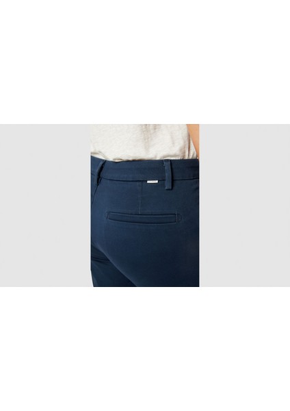 Weekend Chino Lacivert Skinny Fit Pantolon