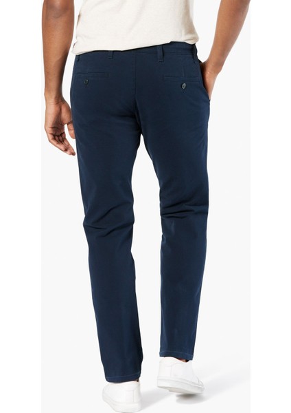 Smart 360 Flex Lacivert Ultimate Straight Fit Chino Pantolon