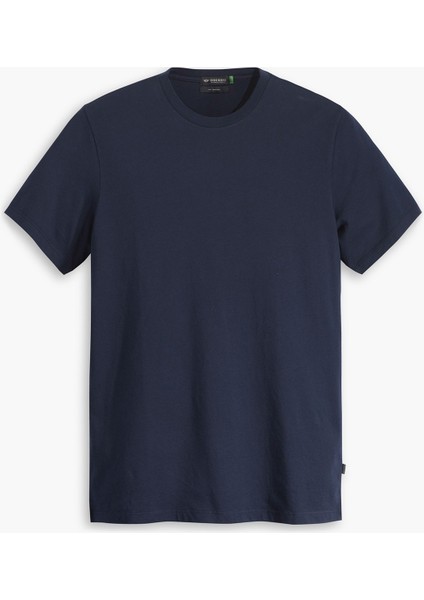 Yuvarlak Yaka Lacivert Tişört modelleri