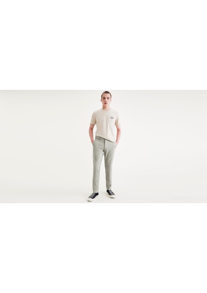 Smart 360 Flex Yeşil Ultimate Skinny Fit Chino Pantolon