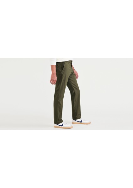 Smart 360 Flex Yeşil Ultimate Slim Fit Chino Pantolon