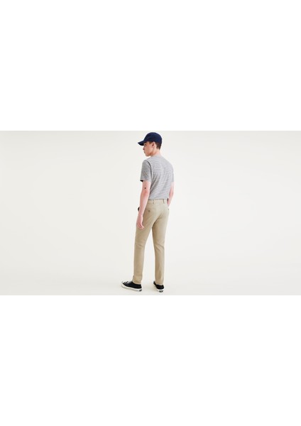 Smart 360 Flex Bej Ultimate Skinny Fit Chino Pantolon, Lightweight