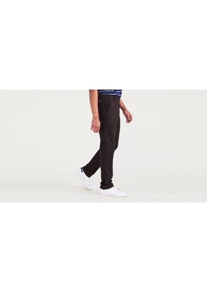 Smart 360 Flex Siyah Ultimate Slim Fit Chino Pantolon