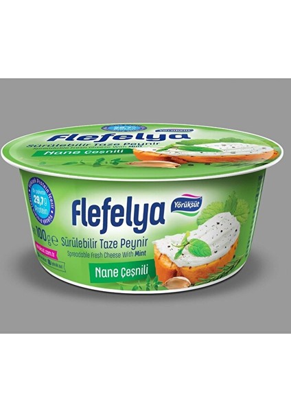 süt Flefelya Naneli Sürülebilir Taze Peynir 100 gr