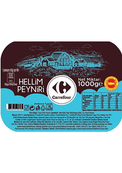 Hellim Peyniri 1000 gr
