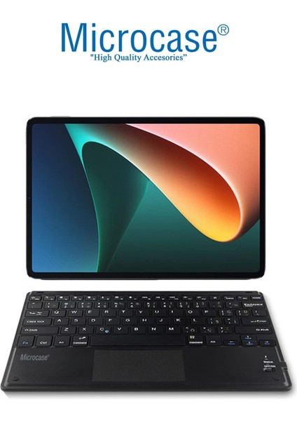 Tablet ve Telefonlar Için 9 Inch 23 cm Şarjlı Touchpadli Türkçe Bluetooth Klavye - AL3702