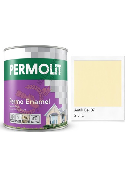 Enamel Sentetik Yağlı Boya Antik Bej 2.5 Lt.