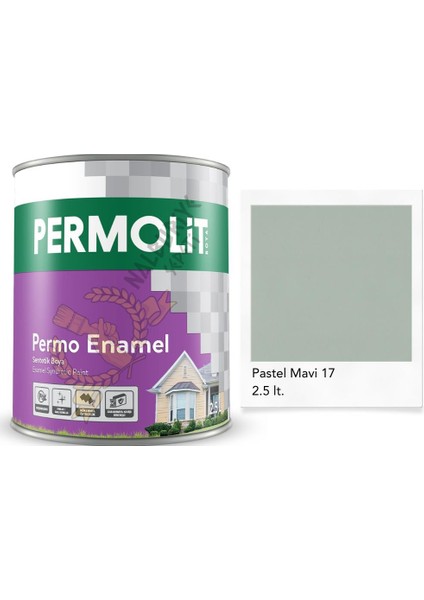 Enamel Sentetik Yağlı Boya Pastel Mavi 2.5 Lt.