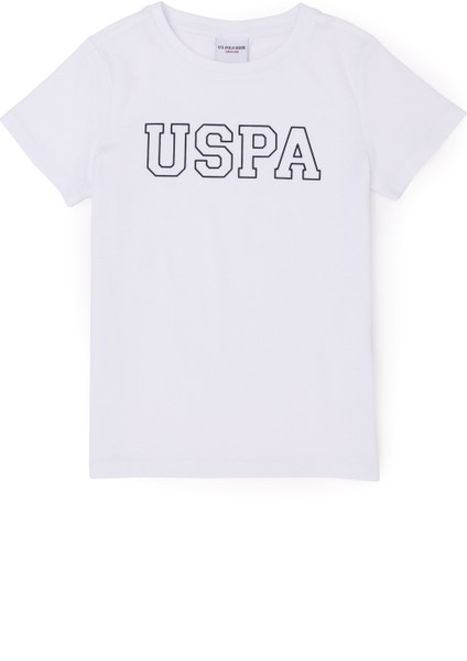 U.S. Polo Assn. Erkek Çocuk Beyaz Basic T-Shirt 50284818-VR013