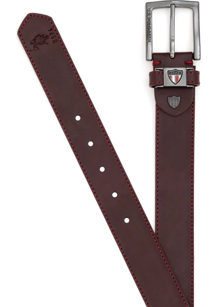 U.S. Polo Assn. Erkek Bordo Kemer 50286802-VR014