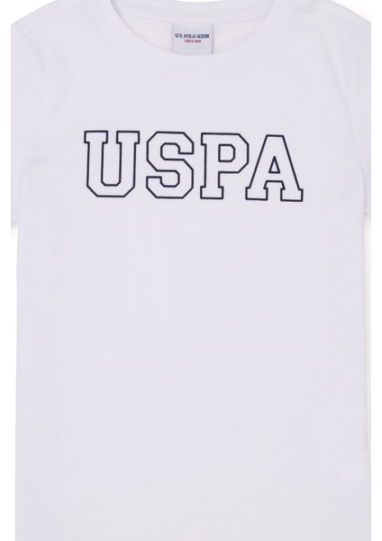 U.S. Polo Assn. Erkek Çocuk Beyaz Tişört Basic 50284818-VR013