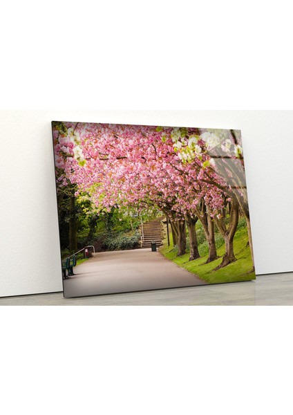 Ilkbahar Manzara Cam Duvar Tablosu fiyatları