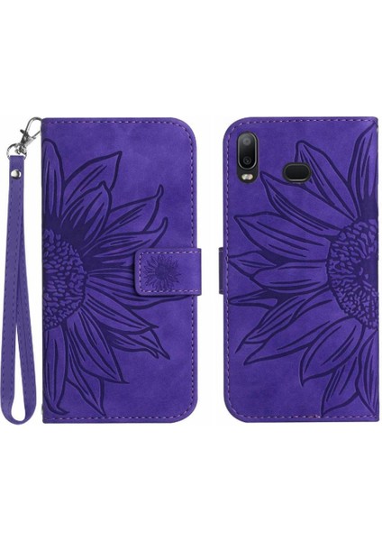 Samsung Galaxy A10S/KART Yuvaları Tutucu Flip Cüzdan Telefon ile M10S (Yurt Dışından)