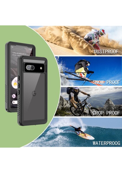 Google Pixel 7A 12FT Askeri Darbeye Dayanıklı Ekran Koruyucu IP68 Için Kılıf (Yurt Dışından) indirimleri