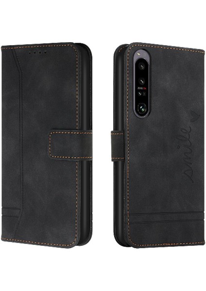 Sony Xperia 1 Iv Için Telefon Kılıfı Manyetik Kapatma Flip Folio Cüzdan Kart Pu (Yurt Dışından) indirimleri