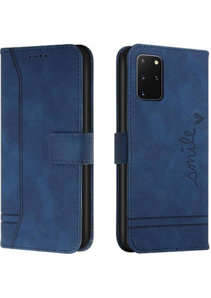 Samsung Galaxy S20 Artı Pu Deri Flip Folio Cüzdan Kart Için Telefon Kılıfı (Yurt Dışından)