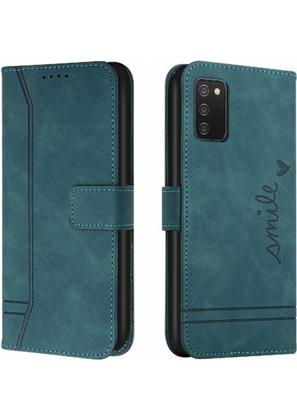 Samsung Galaxy A03S Manyetik Kapatma Kart Yuvaları Kapak El Için Telefon Kılıfı (Yurt Dışından)