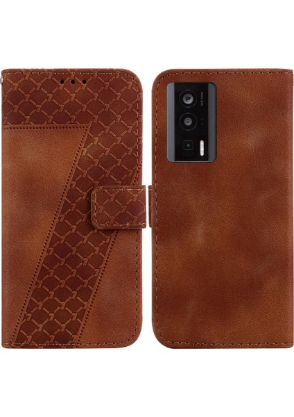 Telefon Kılıfı Için Xiaomi Poco F5 Pro Cüzdan Flip Folio Kapak Pu Deri Kart (Yurt Dışından)