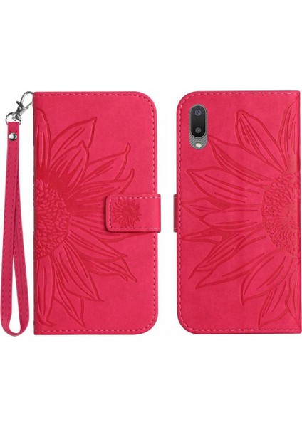 Samsung Galaxy A02 Flip Cüzdan Telefon Kılıfı Için Kart Yuvaları Tutucu ile (Yurt Dışından)