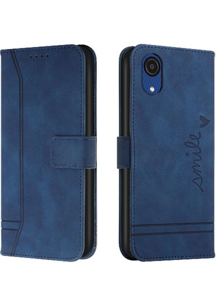 Samsung Galaxy A03 Çekirdek Manyetik Kapatma Flip Folio Cüzdan Için Telefon Kılıfı (Yurt Dışından)