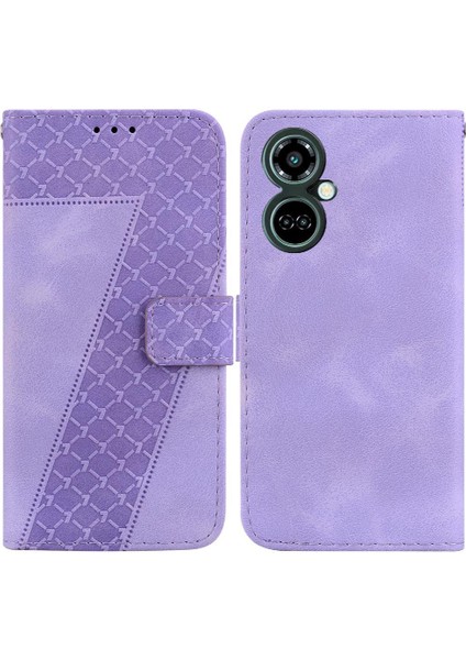 Tecno Camon 19 Pro 5g Cüzdan Pu Deri Kabartmalı Desen Için Telefon Kılıfı (Yurt Dışından)