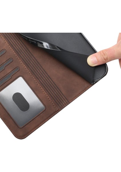 Nokia G300 Flip Folio Cüzdan Için Telefon Kılıfı El Kayışı Manyetik Kapatma Pu (Yurt Dışından) modelleri