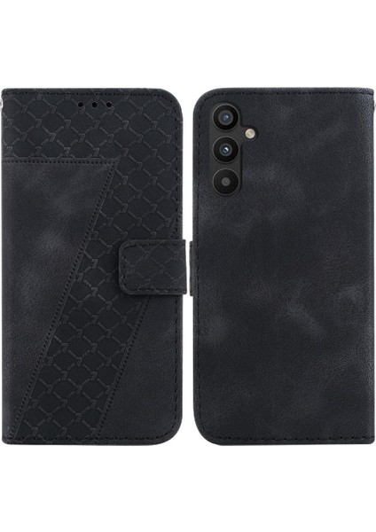 Telefon Kılıfı Için Samsung Galaxy S23 Fe 5g Flip Folio Kapak Kabartmalı Desen (Yurt Dışından)