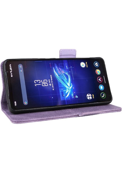 Kart Tutucu Kickstand Kart Ekleme ile Asus Rog Telefon 8 Için Kılıf (Yurt Dışından)