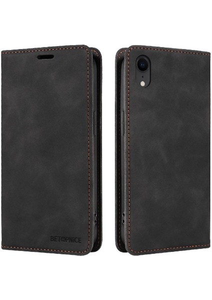 Iphone Xr Için Kılıf Folio Cüzdan Pu Deri Manyetik Koruyucu (Yurt Dışından)