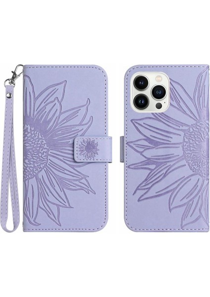 Kart Yuvaları Tutucu ile iphone 15 Pro Max Flip Cüzdan Telefon Kılıfı (Yurt Dışından)