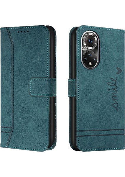 Telefon Kılıfı Için Huawei Nova 9 Pu Deri Flip Folio Cüzdan El Kayışı Kart (Yurt Dışından)