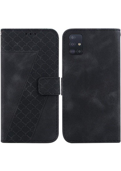 Telefon Kılıfı Için Samsung Galaxy A51 4g Kart Yuvası Fonksiyonu Flip Folio Kapak (Yurt Dışından)