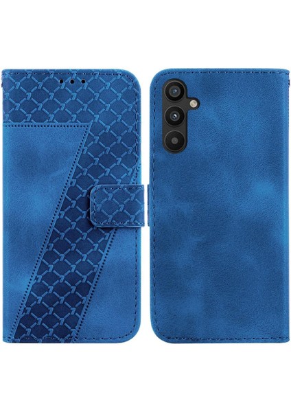Telefon Kılıfı Için Samsung Galaxy A54 5g Kabartmalı Desen Flip Folio Kapak Pu (Yurt Dışından)