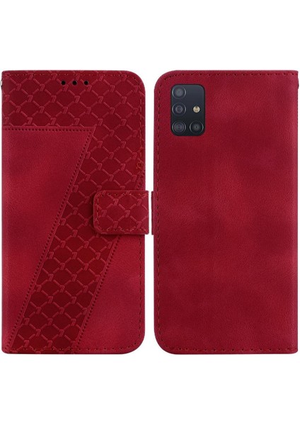 Telefon Kılıfı Için Samsung Galaxy A51 4g Kart Yuvası Fonksiyonu Flip Folio Kapak (Yurt Dışından)