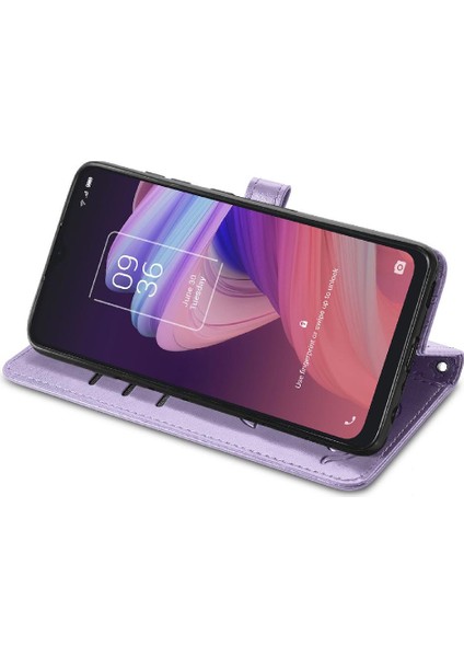 Tcl 10SE Darbeye Karikatür Hayvanlar Için Kılıf Kapak Çevirin Kısa Kayış Vaka (Yurt Dışından) modelleri