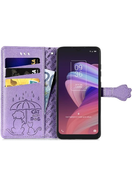 Tcl 10SE Darbeye Karikatür Hayvanlar Için Kılıf Kapak Çevirin Kısa Kayış Vaka (Yurt Dışından) fırsatları