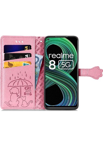 Realme 8 5g Karikatür Hayvanlar Için Kılıf Darbeye Kapak Kapak Kısa Kayış (Yurt Dışından) fırsatları