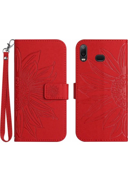 Samsung Galaxy A10S/KART Yuvaları Tutucu Flip Cüzdan Telefon ile M10S (Yurt Dışından)