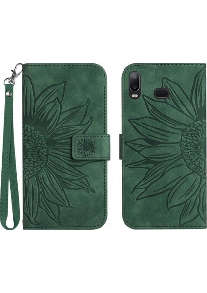 Samsung Galaxy A10S/KART Yuvaları Tutucu Flip Cüzdan Telefon ile M10S (Yurt Dışından)