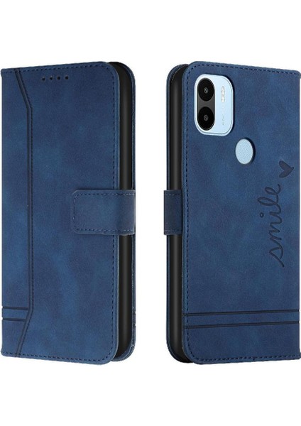 Telefon Kılıfı Için Xiaomi Redmi A1 Artı El Kayışı Çevirme Folyo Cüzdan Kart Pu (Yurt Dışından)