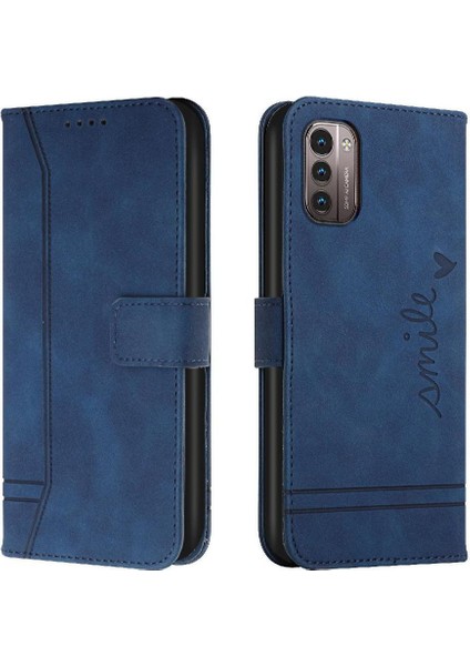 Nokia G21 Manyetik Kapatma Kart Yuvaları Için Telefon Kılıfı Kapak Pu Deri Flip (Yurt Dışından)