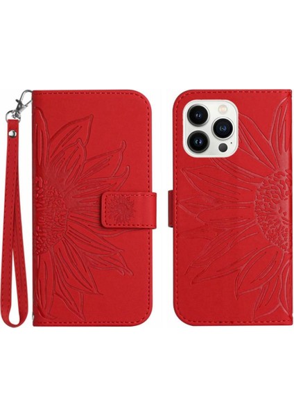 Kart Yuvaları Tutucu ile iphone 15 Pro Max Flip Cüzdan Telefon Kılıfı (Yurt Dışından)