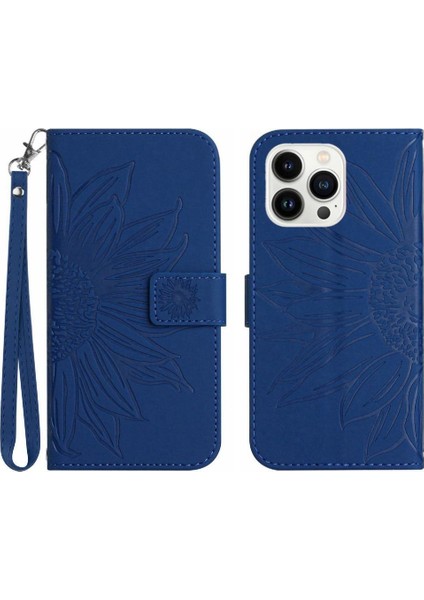 Iphone 14 Pro Flip Cüzdan Telefon Kılıfı Için Kart Yuvaları Tutucu Pu (Yurt Dışından)