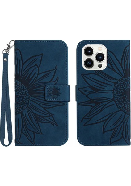 Iphone 14 Pro Flip Cüzdan Telefon Kılıfı Için Kart Yuvaları Tutucu Pu (Yurt Dışından)